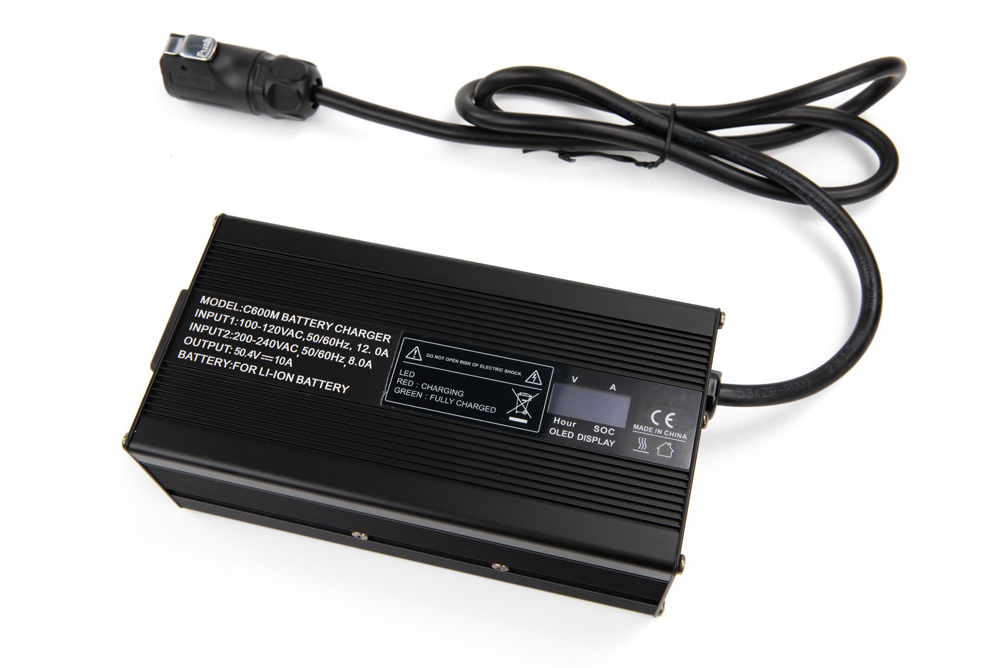 50.4V 10A Charger for 12S Li-ion Battery Pack