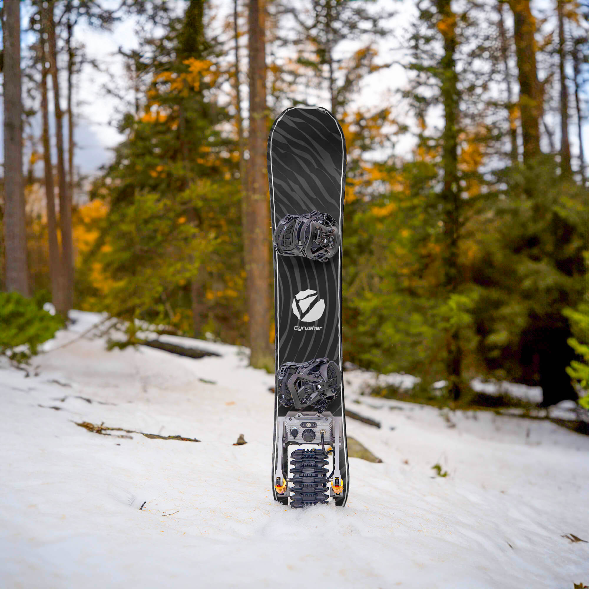 electric skateboard rides like snowboard Ripple-Cyrusher Electric Snowboard – BOUNDMOTOR