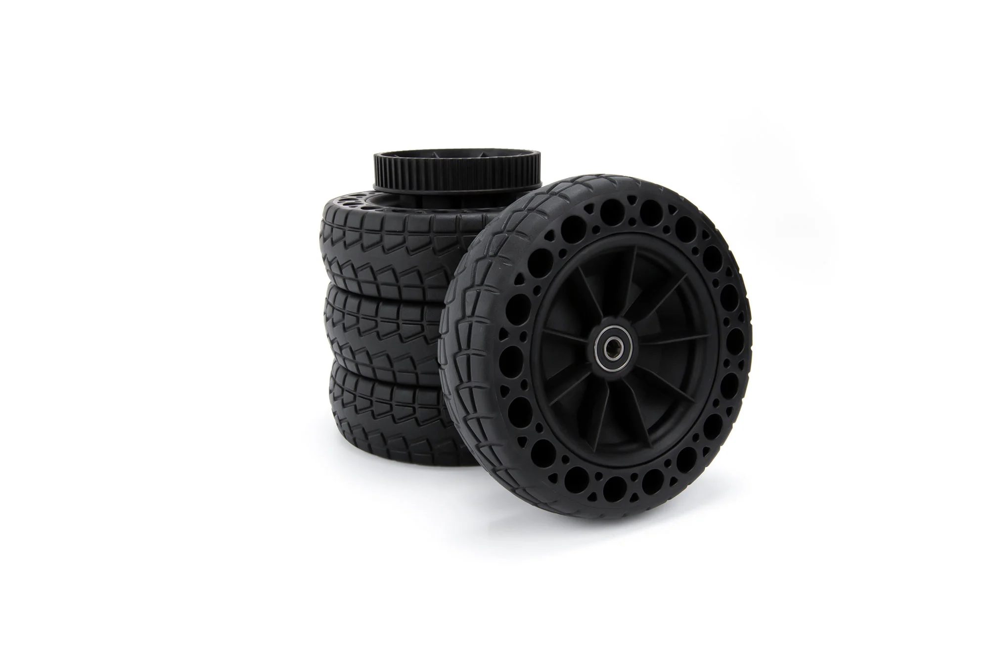 BOUNDMOTOR Airless Wheel AT Solid Tires