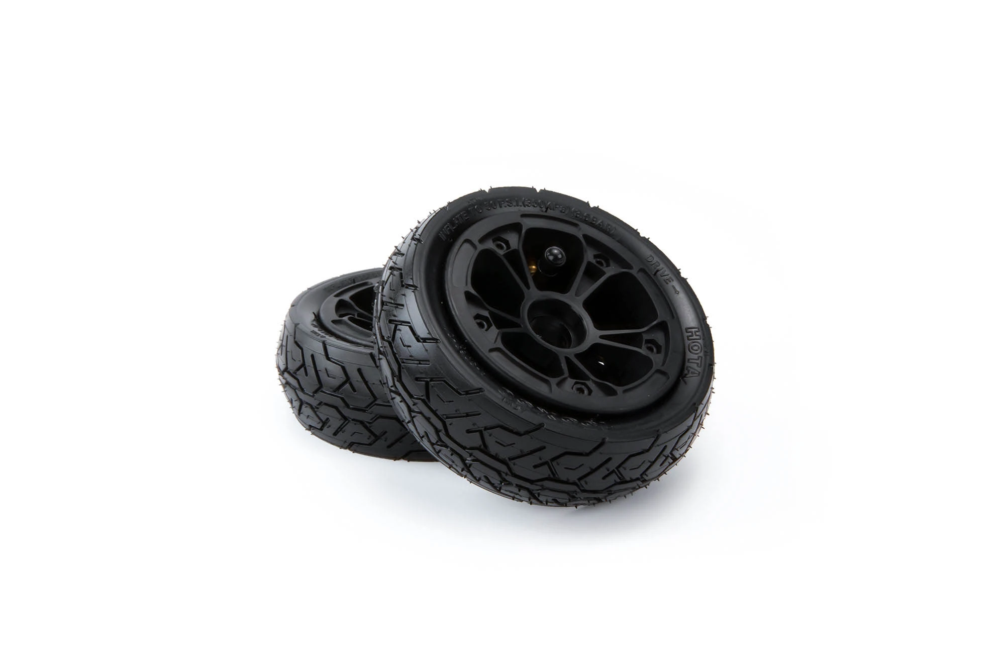 BOUNDMOTOR 155MM HOTA AT Wheel Set Pneumatic Tyres