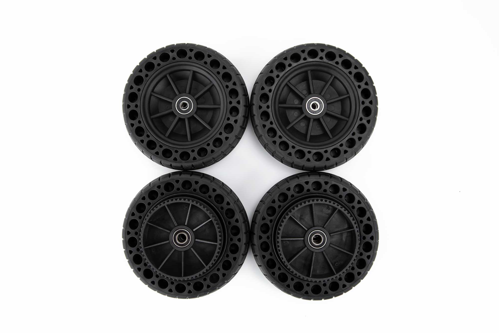 BOUNDMOTOR Airless Wheel AT Solid Tires